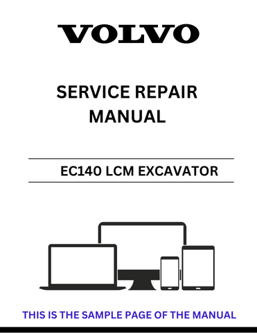 Unlock the full potential of your Volvo EC140 LCM Excavator with our comprehensive Service Repair Manual in PDF format. This essential guide provides detailed instructions and diagrams, ensuring you have all the information needed for effective maintenance and repairs.
