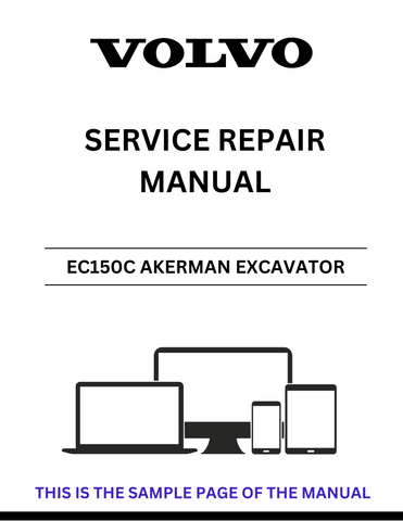 Unlock the full potential of your Volvo EC150C Akerman Excavator with our comprehensive Service Repair Manual in PDF format. This essential guide provides detailed instructions, diagrams, and troubleshooting tips to ensure your machine operates at peak performance.
