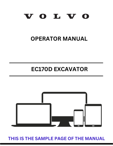 Discover the comprehensive operator manual for the VOLVO EC170D L Excavator. Download the PDF for essential guidelines and operational insights.