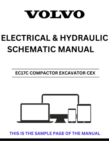  Unlock the full potential of your Volvo EC17C Compactor Excavator with our comprehensive Electrical and Hydraulic Schematic Manual. This PDF file is designed to provide you with detailed diagrams and schematics, ensuring you have all the information needed for efficient maintenance and troubleshooting.