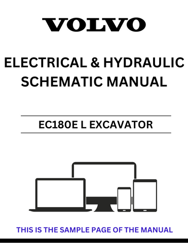 Discover the comprehensive VOLVO EC180E L Excavator Electrical and Hydraulic Schematic Manual, designed for professionals seeking in-depth technical guidance. This PDF file provides detailed schematics that simplify troubleshooting and maintenance, ensuring your excavator operates at peak performance.
