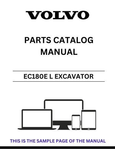 Discover the comprehensive VOLVO EC180E L Excavator Parts Catalog Manual, designed specifically for serial numbers 314011- and 320001-323000, as well as 323001. This PDF file serves as an essential resource for anyone looking to maintain or repair their excavator, ensuring you have access to detailed parts information at your fingertips.