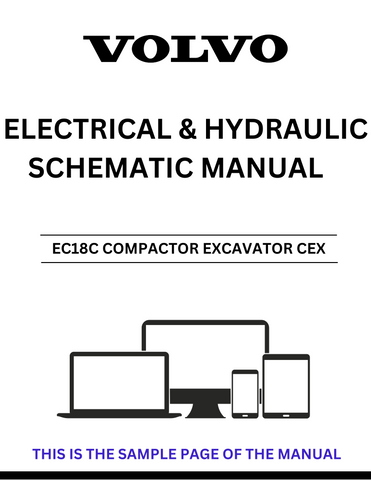 Unlock the full potential of your Volvo EC18C Compactor Excavator with our comprehensive Electrical and Hydraulic Schematic Manual. This PDF file is designed to provide you with detailed diagrams and schematics, ensuring you have all the information needed for efficient maintenance and troubleshooting.