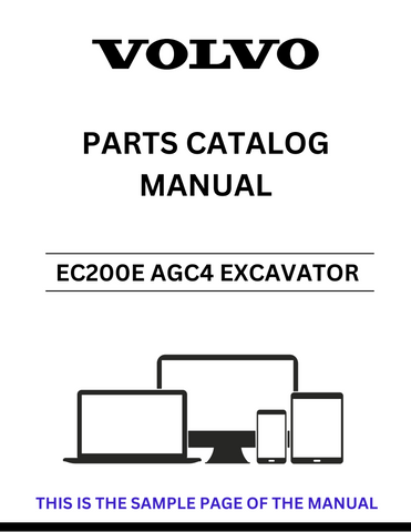 Discover the comprehensive VOLVO EC200E AGC4 Excavator Parts Catalog Manual, designed specifically for serial number 380004. This PDF file serves as an essential resource for anyone looking to maintain or repair their excavator with precision and confidence.