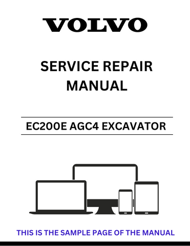 Unlock the full potential of your Volvo EC200E AGC4 Excavator with our comprehensive Service Repair Manual in PDF format. This essential guide provides detailed instructions and diagrams, ensuring you have all the information needed for effective maintenance and repairs.