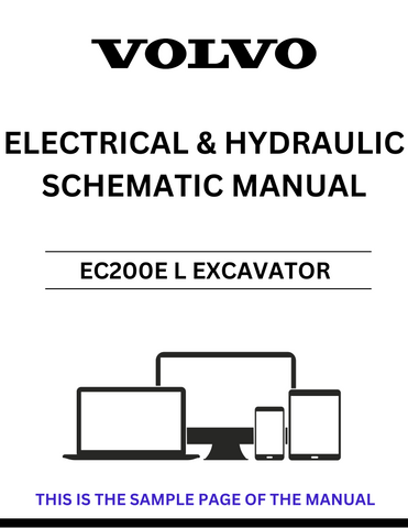 Unlock the full potential of your Volvo EC200E L Excavator with our comprehensive Electrical and Hydraulic Schematic Manual. This PDF file is designed to provide you with detailed diagrams and schematics, ensuring you have the essential information at your fingertips for efficient maintenance and troubleshooting.