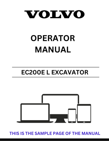 Discover the essential VOLVO EC200E L Excavator Operator Manual, now available in a convenient PDF format. This comprehensive guide is designed to enhance your understanding of the excavator's features, ensuring you operate it safely and efficiently.