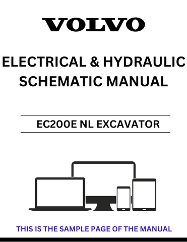 Unlock the full potential of your Volvo EC200E NL Excavator with our comprehensive Electrical and Hydraulic Schematic Manual. This PDF file is designed to provide you with detailed diagrams and schematics, ensuring you have all the information needed for efficient maintenance and troubleshooting.