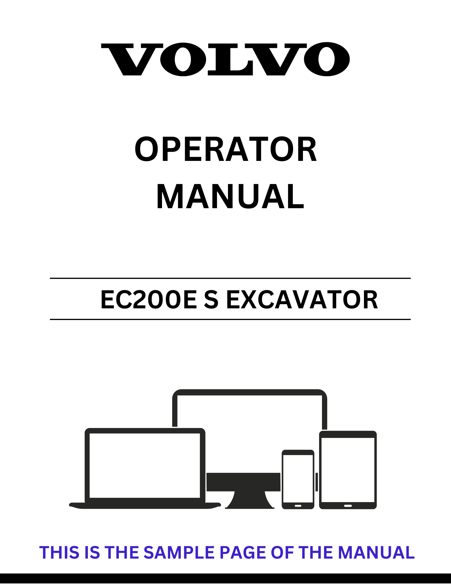 Enhance your operational efficiency with the VOLVO EC200E S Excavator Operator Manual, now available in a convenient PDF format. This comprehensive guide provides essential information on the features, functions, and maintenance of your excavator, ensuring you get the most out of your equipment.