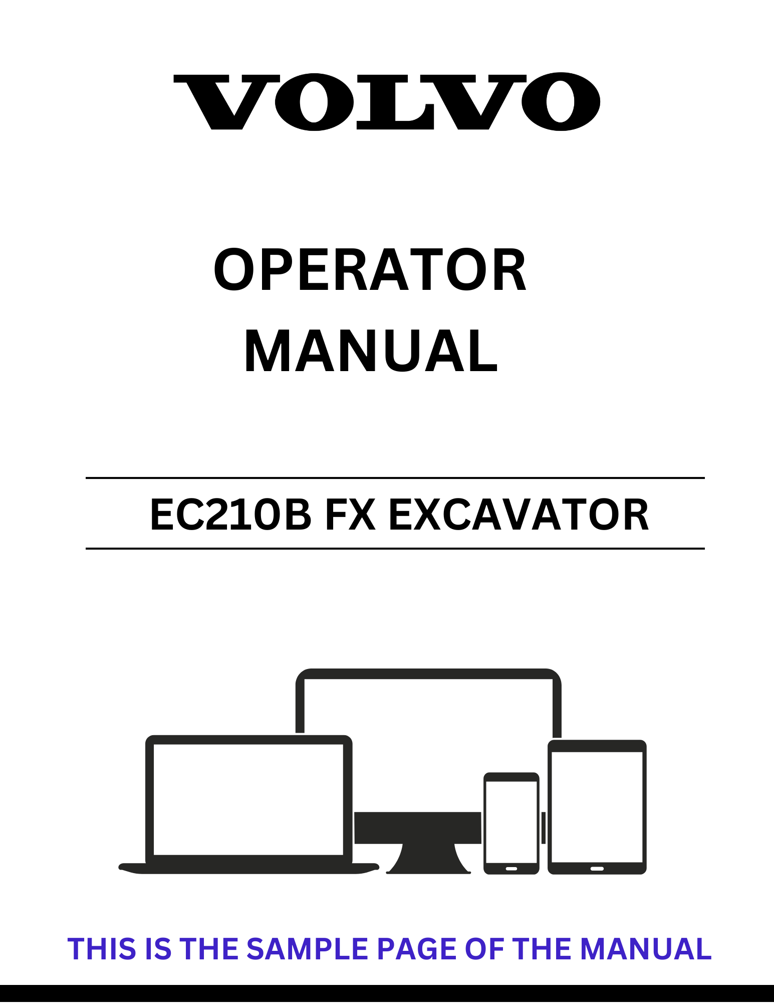 Enhance your operational efficiency with the VOLVO EC210B FX Excavator Operator Manual, now available in a convenient PDF format. This comprehensive guide is designed to provide you with all the essential information needed to operate your excavator safely and effectively.