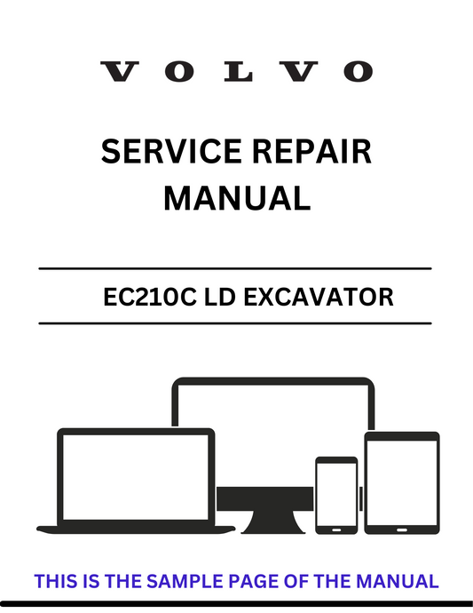  Unlock the full potential of your Volvo EC210C LD Excavator with our comprehensive Service Repair Manual in PDF format. This essential guide provides detailed instructions, diagrams, and troubleshooting tips to ensure your machine operates at peak performance.