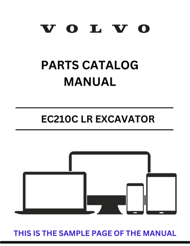 Discover the comprehensive VOLVO EC210C LR Excavator Parts Catalog Manual, designed specifically for serial numbers 110001-112052, 120001-122073, and 140001-140246. This PDF file serves as an essential resource for anyone looking to maintain or repair their excavator, providing detailed diagrams and part specifications to ensure accurate replacements.