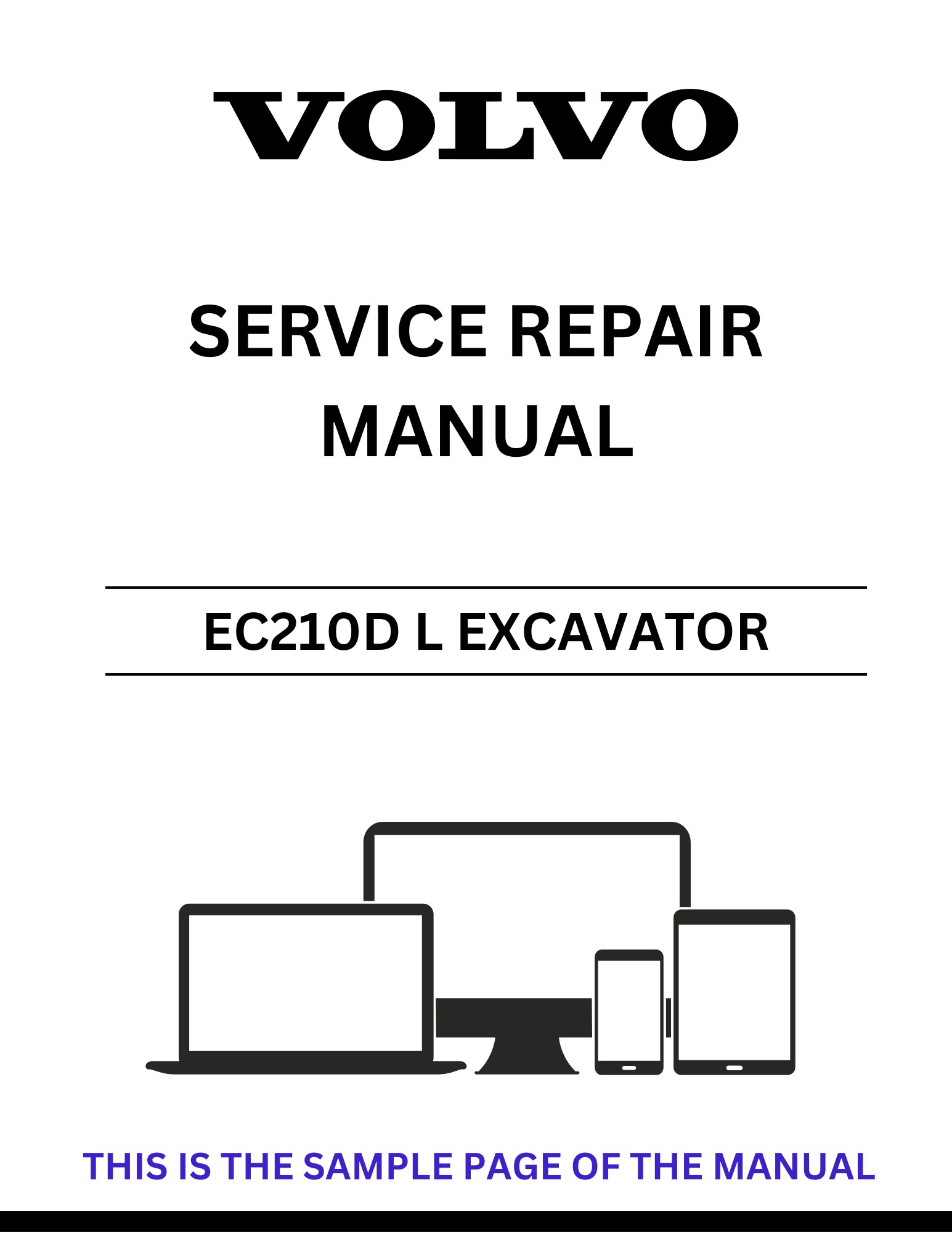 Unlock the full potential of your Volvo EC210D L Excavator with our comprehensive Service Repair Manual in PDF format. This essential guide provides detailed instructions and diagrams, ensuring you have all the information needed for effective maintenance and repairs.
