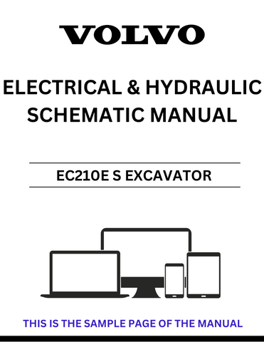 Unlock the full potential of your Volvo EC210E S Excavator with our comprehensive Electrical and Hydraulic Schematic Manual. This PDF file is designed to provide you with detailed diagrams and schematics, ensuring you have all the information needed for efficient maintenance and troubleshooting.