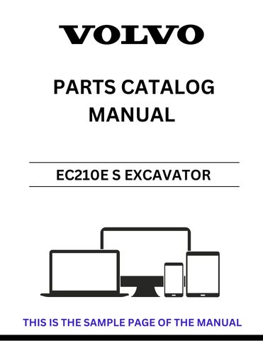 Discover the comprehensive VOLVO EC210E S Excavator Parts Catalog Manual, designed specifically for the EC210E S model. This PDF file serves as an essential resource for anyone looking to maintain or repair their excavator, providing detailed diagrams and part numbers to ensure you find exactly what you need.