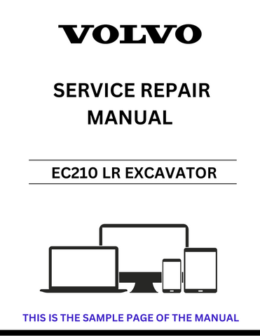 Unlock the full potential of your Volvo EC210 LR Excavator with our comprehensive Service Repair Manual in PDF format. This essential guide provides detailed instructions, diagrams, and troubleshooting tips to ensure your machine operates at peak performance.