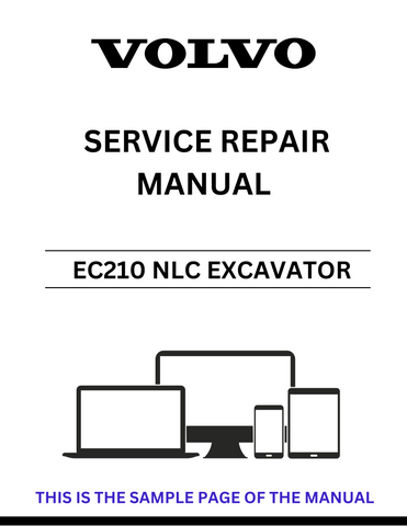 Unlock the full potential of your Volvo EC210 NLC Excavator with our comprehensive Service Repair Manual. This PDF file is designed to provide you with detailed insights and step-by-step instructions for maintenance and repairs, ensuring your machine operates at peak performance.