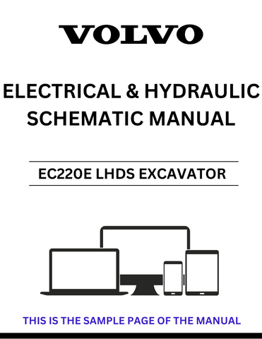 Unlock the full potential of your Volvo EC220E LHDS Excavator with our comprehensive Electrical and Hydraulic Schematic Manual. This PDF file is designed to provide you with detailed diagrams and schematics, ensuring you have the essential information at your fingertips for efficient maintenance and troubleshooting.