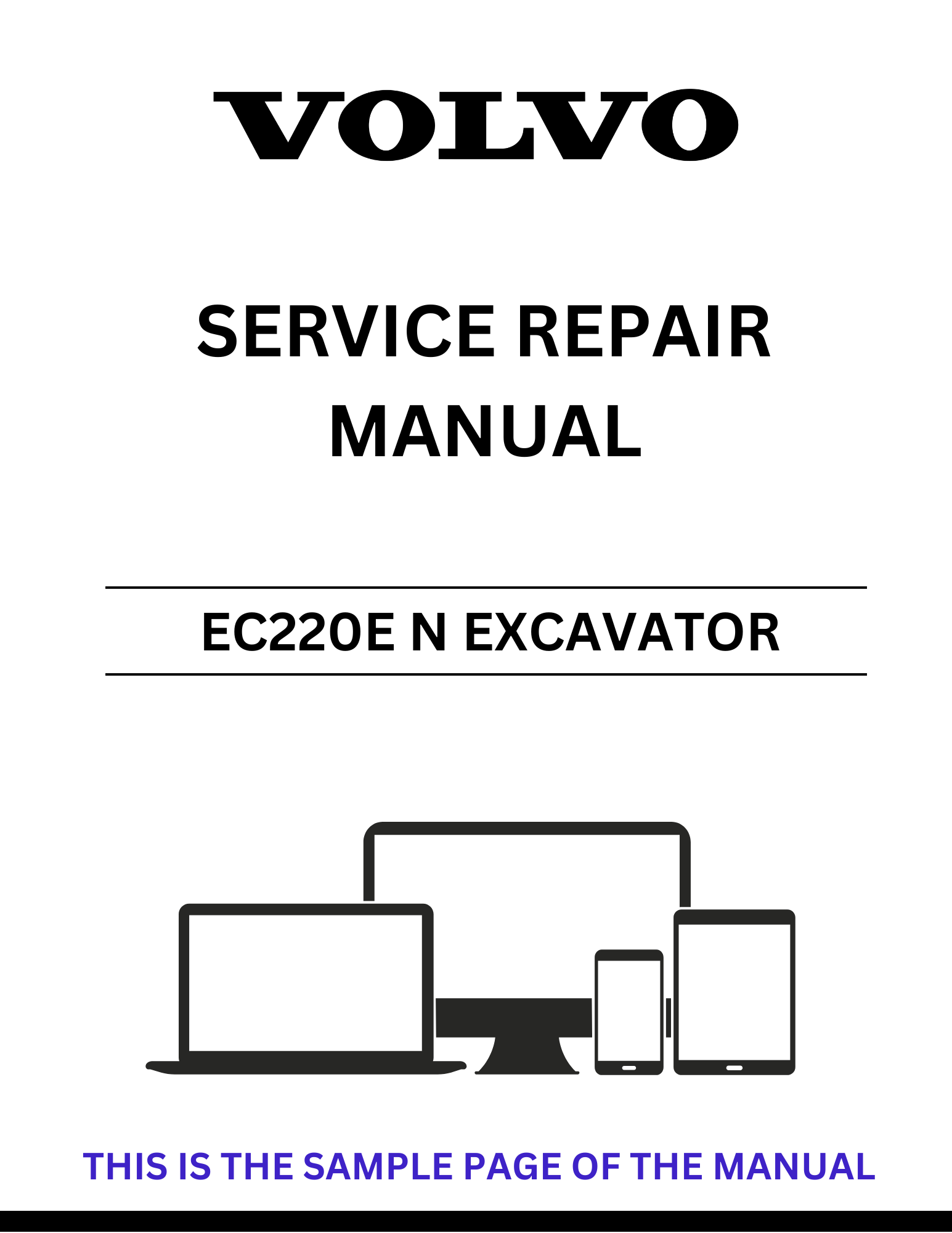  Unlock the full potential of your Volvo EC220E N Excavator with our comprehensive Service Repair Manual in PDF format. This essential guide provides detailed instructions and diagrams, ensuring you have all the information needed for effective maintenance and repairs.