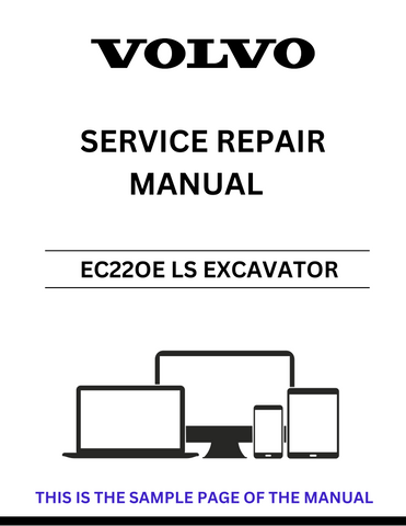 The VOLVO EC22OE LS Excavator Service Repair Manual is an essential resource for any technician or DIY enthusiast looking to maintain or repair their excavator. This comprehensive PDF file provides detailed instructions, diagrams, and specifications to ensure that you can effectively troubleshoot and resolve any issues with your machine.