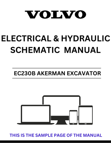 Unlock the full potential of your Volvo EC230B Akerman Excavator with our comprehensive Electrical and Hydraulic Schematic Manual. This PDF file is designed to provide you with detailed diagrams and schematics, ensuring you have the essential information at your fingertips for efficient maintenance and troubleshooting.