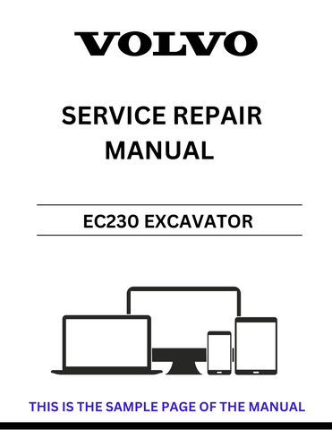 Unlock the full potential of your Volvo EC230 Excavator with our comprehensive Service Repair Manual in PDF format. This essential guide provides detailed instructions, diagrams, and troubleshooting tips to ensure your machine operates at peak performance.