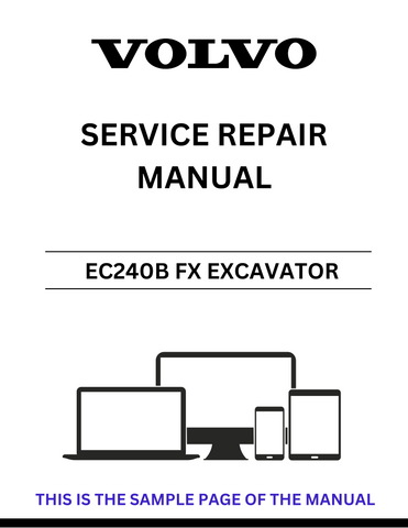 Unlock the full potential of your VOLVO EC240B FX Excavator with our comprehensive Service Repair Manual in PDF format. This essential guide provides detailed instructions and diagrams, ensuring you have all the information needed for effective maintenance and repairs.