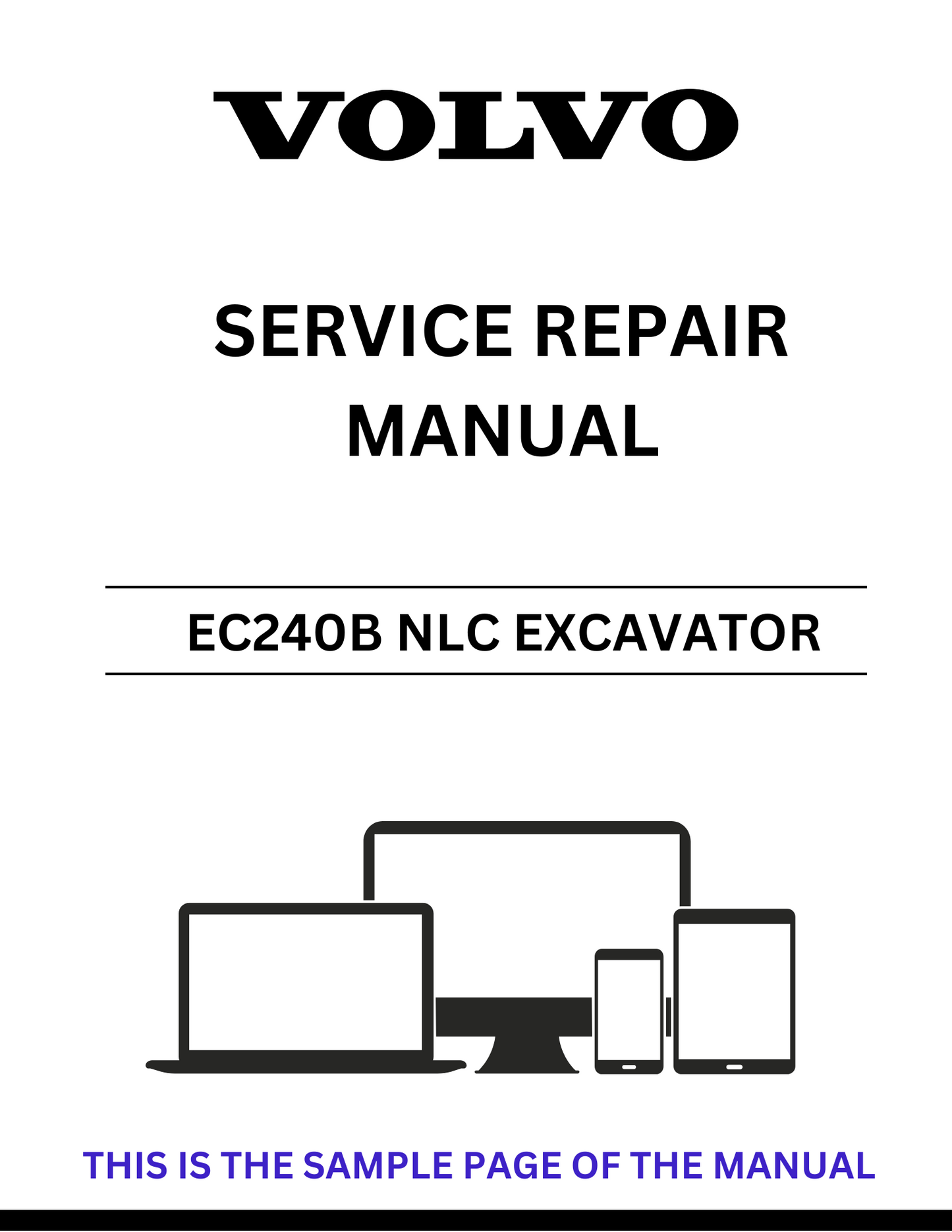 Unlock the full potential of your VOLVO EC240B NLC Excavator with our comprehensive Service Repair Manual in PDF format. This essential guide provides detailed instructions, diagrams, and troubleshooting tips to ensure your machine operates at peak performance.