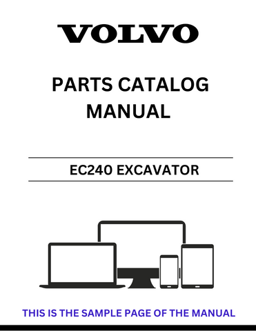 Discover the comprehensive VOLVO EC240 Excavator Parts Catalog Manual, specifically designed for serial numbers 3001-9999. This PDF file serves as an essential resource for anyone looking to maintain or repair their excavator, providing detailed diagrams and part numbers for easy identification.