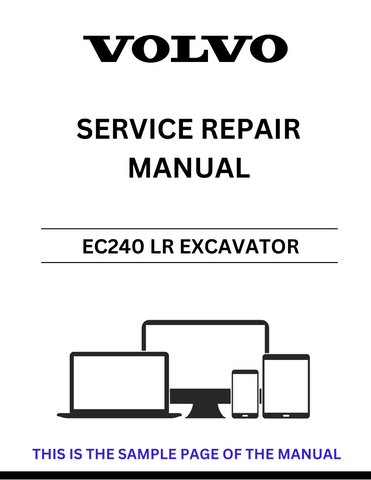 Unlock the full potential of your Volvo EC240 LR Excavator with our comprehensive Service Repair Manual in PDF format. This essential guide provides detailed instructions, diagrams, and t