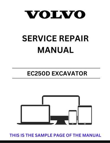 Unlock the full potential of your Volvo EC250D Excavator with our comprehensive Service Repair Manual in PDF format. This essential guide provides detailed instructions and diagrams, ensuring you have all the information needed for effective maintenance and repairs.