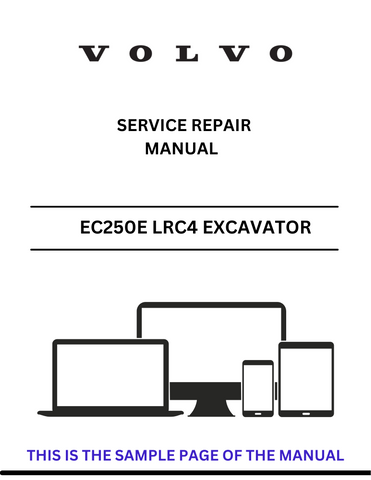 Discover the comprehensive service repair manual for the VOLVO EC250E LRC4 PID.1 Excavator. Access detailed PDF instructions for efficient maintenance and repairs.