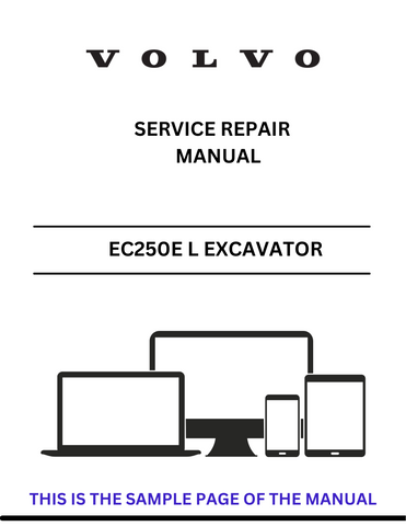 Discover the comprehensive service repair manual for the VOLVO EC250E L Excavator. Download the PDF file for expert guidance and maintenance tips.
