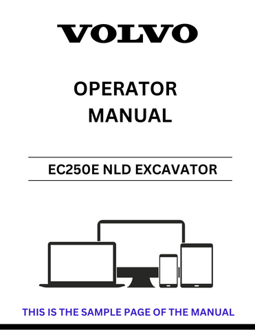 Unlock the full potential of your Volvo EC250E NLD Excavator with our comprehensive Operator Manual in PDF format. This essential guide provides detailed instructions and insights to help you operate your machine safely and efficiently, ensuring optimal performance on every job site.