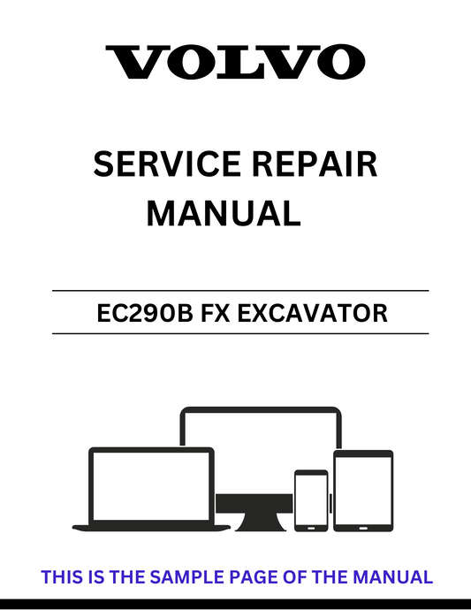 Unlock the full potential of your Volvo EC290B FX Excavator with our comprehensive Service Repair Manual in PDF format. This essential guide provides detailed instructions and diagrams, ensuring you have all the information needed for effective maintenance and repairs.