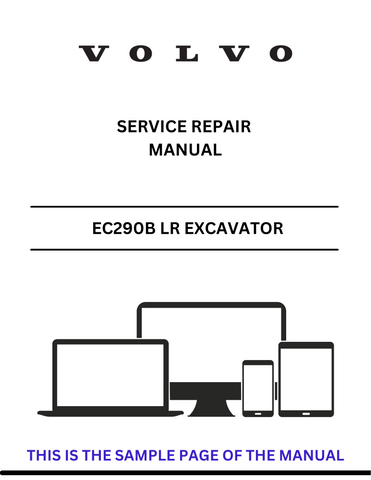 Discover the comprehensive service repair manual for the VOLVO EC290B LR Excavator. Download the PDF for expert guidance and maintenance tips.