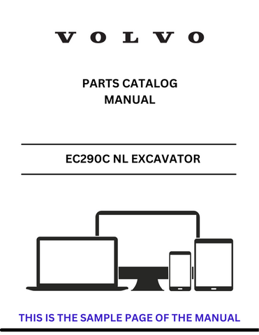 Discover the comprehensive parts catalog manual for the VOLVO EC290C NL Excavator. Access the PDF file for detailed specifications and maintenance guidance.