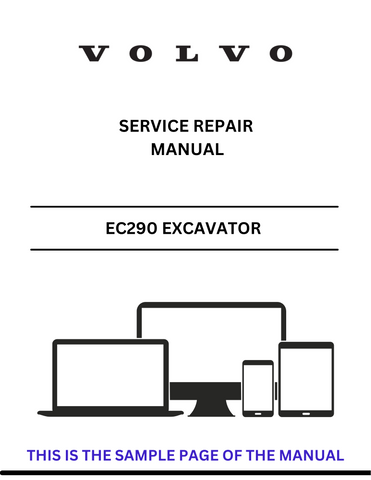 Discover the comprehensive service repair manual for the Volvo EC290 Excavator. Download the PDF file for expert guidance and maintenance tips.