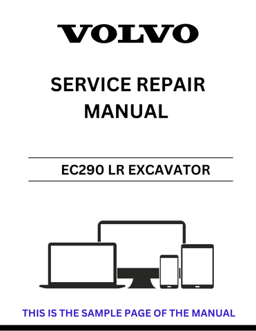 Unlock the full potential of your VOLVO EC290 LR Excavator with our comprehensive Service Repair Manual in PDF format. This essential guide provides detailed instructions and diagrams, ensuring you have all the information needed for effective maintenance and repairs.