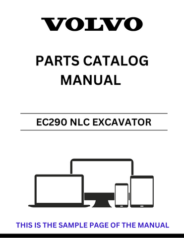 Discover the comprehensive VOLVO EC290 NLC Excavator Parts Catalog Manual, specifically designed for serial numbers 3001-9999. This PDF file is an essential resource for anyone looking to maintain or repair their excavator, providing detailed diagrams and part numbers to ensure you find exactly what you need.