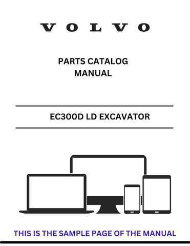  Discover the comprehensive parts catalog manual for the VOLVO EC300D LD Excavator. Access the PDF file for detailed specifications and maintenance information.