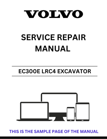 Unlock the full potential of your VOLVO EC300E LRC4 Excavator with our comprehensive Service Repair Manual in PDF format. This essential guide provides detailed instructions and diagrams, ensuring you have all the information needed for effective maintenance and repairs.