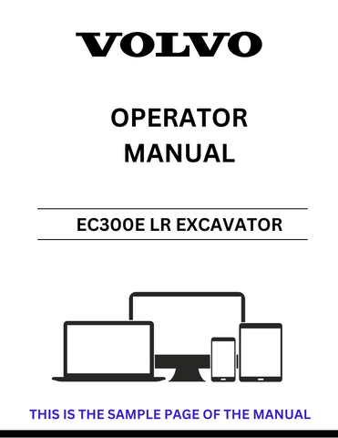 Enhance your operational efficiency with the VOLVO EC300E LR Excavator Operator Manual, available in a convenient PDF format. This comprehensive guide provides essential information for both novice and experienced operators, ensuring you can maximize the performance of your excavator.