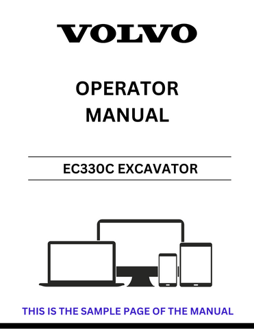 Unlock the full potential of your Volvo EC330C Excavator with our comprehensive Operator Manual in PDF format. This essential guide provides detailed instructions and insights to help you operate your machine safely and efficiently, ensuring optimal performance on every job site.