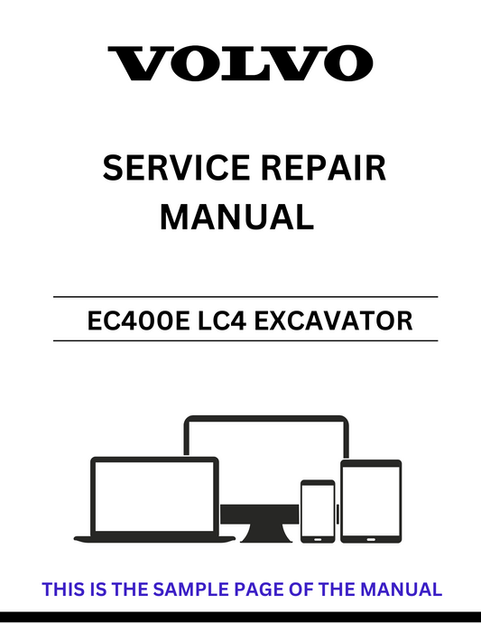 Unlock the full potential of your VOLVO EC400E LC4 Excavator with our comprehensive Service Repair Manual in PDF format. This essential guide provides detailed instructions and diagrams, ensuring you have all the information needed for effective maintenance and repairs.
