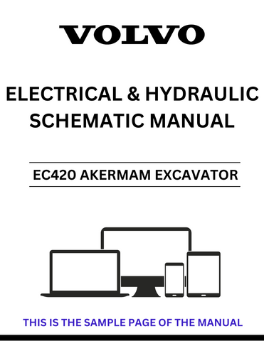 Unlock the full potential of your Volvo EC420 Akerman Excavator with our comprehensive Electrical and Hydraulic Schematic Manual. This PDF file is designed to provide you with detailed diagrams and schematics, ensuring you have the essential information at your fingertips for efficient maintenance and troubleshooting.