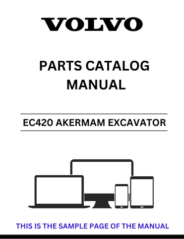 Discover the comprehensive VOLVO EC420 Akerman Excavator Parts Catalog Manual, specifically designed for serial numbers 1357-1550. This PDF file is an essential resource for anyone looking to maintain or repair their excavator with precision and confidence.