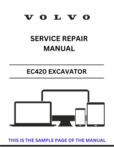 Discover the comprehensive service repair manual for the VOLVO EC420 Akerman Excavator. Download the PDF for expert guidance and maintenance tips.
