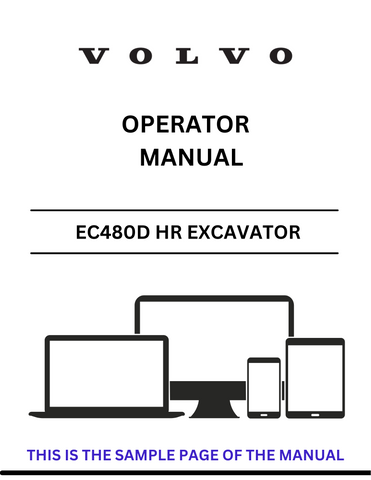 Unlock the full potential of your Volvo EC480D HR Excavator with our comprehensive Operator Manual in PDF format. This essential guide provides detailed instructions and insights to ensure optimal performance and safety while operating your machine.