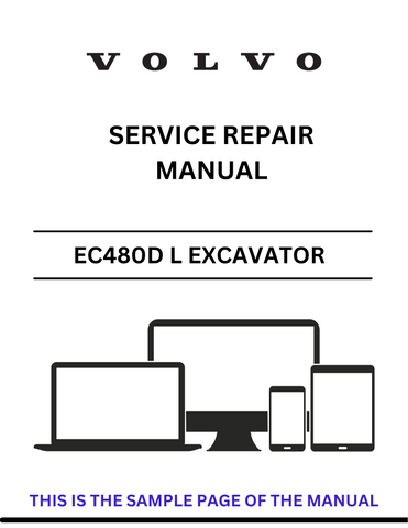 Access the VOLVO EC480D L Excavator service repair manual in PDF format. Ensure optimal performance with detailed instructions and maintenance guidelines.